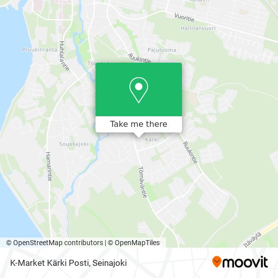 K-Market Kärki Posti map