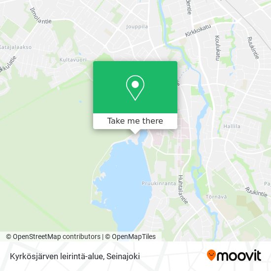 Kyrkösjärven leirintä-alue map