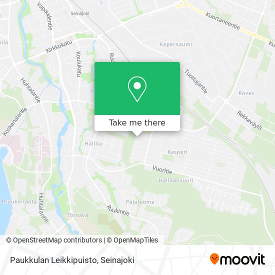 Paukkulan Leikkipuisto map