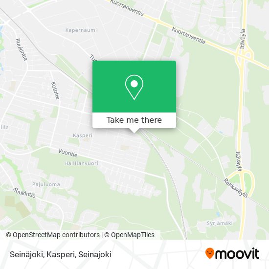Seinäjoki, Kasperi map
