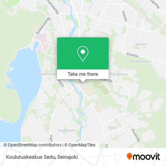 Koulutuskeskus Sedu map