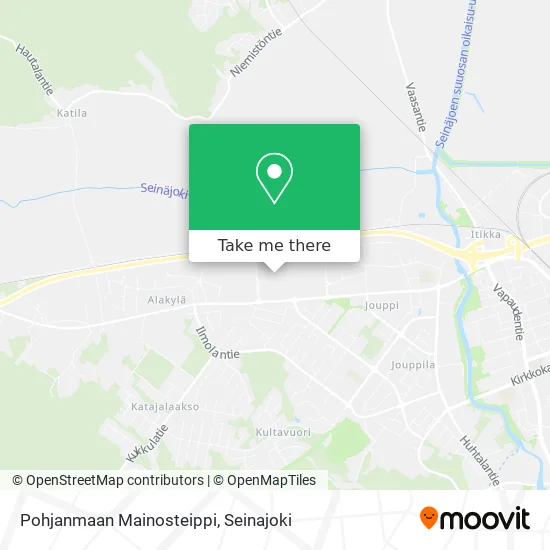 Pohjanmaan Mainosteippi map