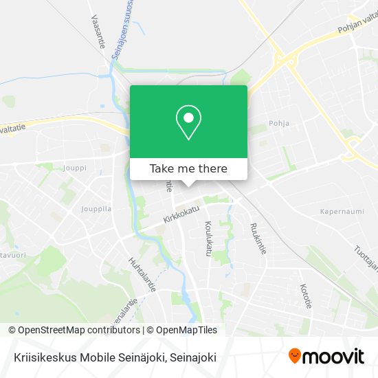 Kriisikeskus Mobile Seinäjoki map
