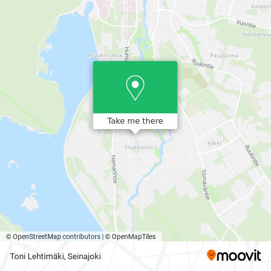 Toni Lehtimäki map