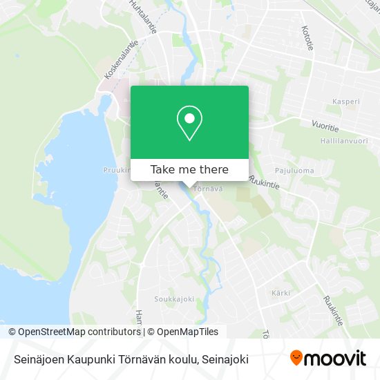 Seinäjoen Kaupunki Törnävän koulu map
