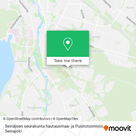 Seinäjoen seurakunta hautausmaa- ja Puistotoimisto map