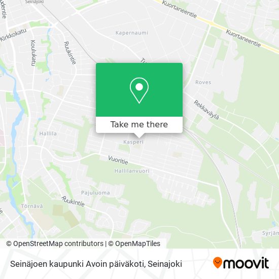 Seinäjoen kaupunki Avoin päiväkoti map
