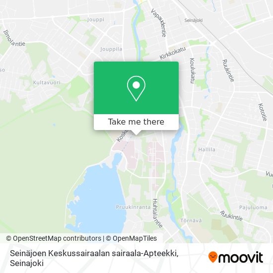 Seinäjoen Keskussairaalan sairaala-Apteekki map