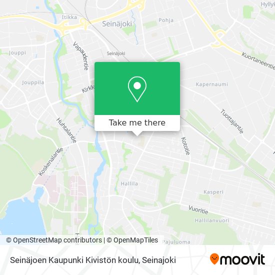 Seinäjoen Kaupunki Kivistön koulu map