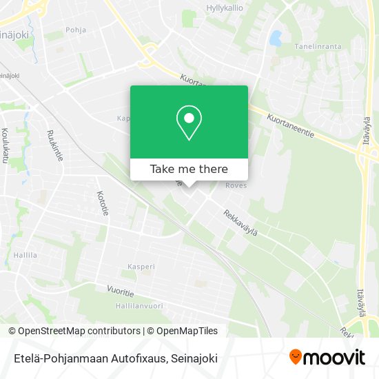Etelä-Pohjanmaan Autofixaus map