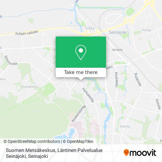 Suomen Metsäkeskus, Läntinen Palvelualue Seinäjoki map
