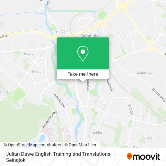 Julian Dawe English Training and Translations map
