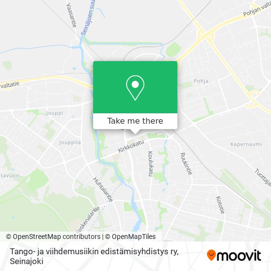 Tango- ja viihdemusiikin edistämisyhdistys ry map