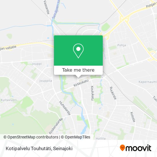 Kotipalvelu Touhutäti map