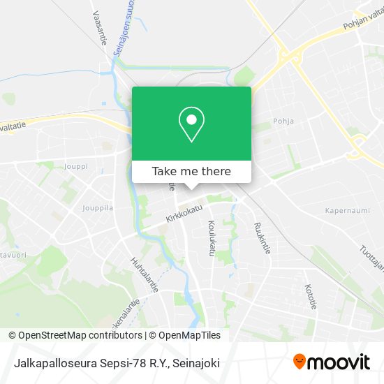 Jalkapalloseura Sepsi-78 R.Y. map