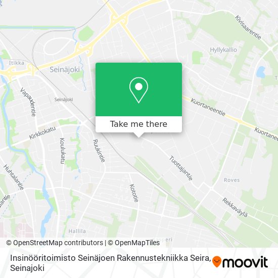 Insinööritoimisto Seinäjoen Rakennustekniikka Seira map