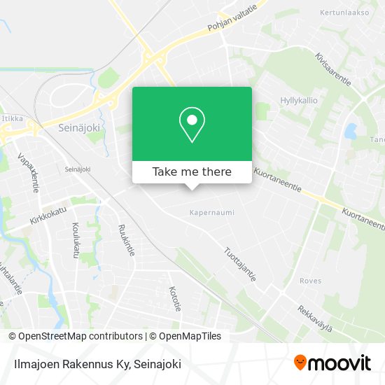Ilmajoen Rakennus Ky map