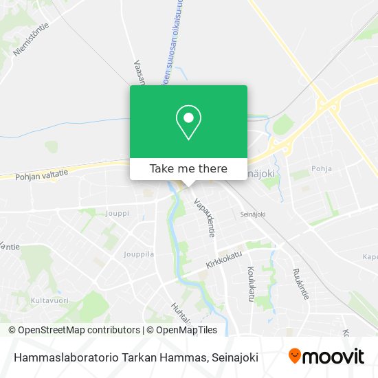 Hammaslaboratorio Tarkan Hammas map