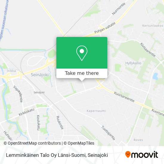 Lemminkäinen Talo Oy Länsi-Suomi map
