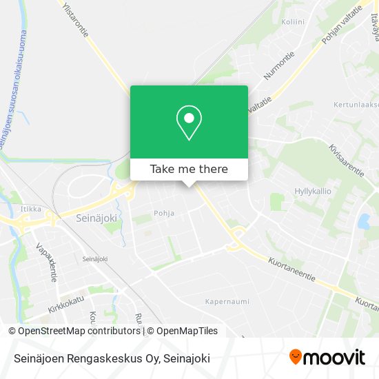 Seinäjoen Rengaskeskus Oy map