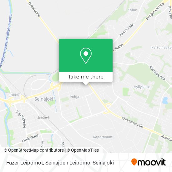 Fazer Leipomot, Seinäjoen Leipomo map