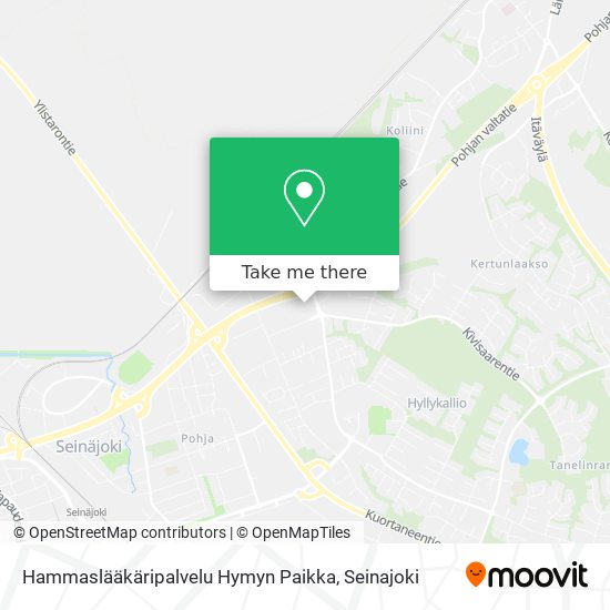 Hammaslääkäripalvelu Hymyn Paikka map