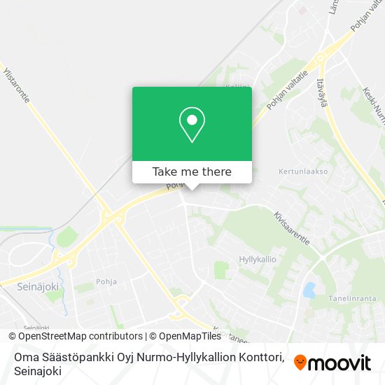 Oma Säästöpankki Oyj Nurmo-Hyllykallion Konttori map