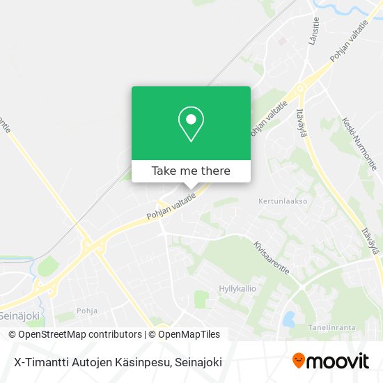 X-Timantti Autojen Käsinpesu map