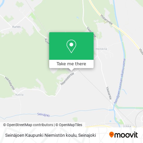 Seinäjoen Kaupunki Niemistön koulu map