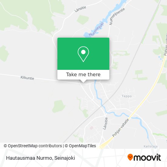Hautausmaa Nurmo map