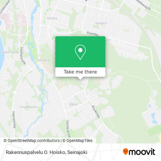 Rakennuspalvelu O. Hoisko map