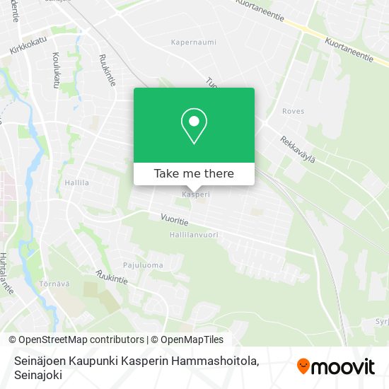 Seinäjoen Kaupunki Kasperin Hammashoitola map