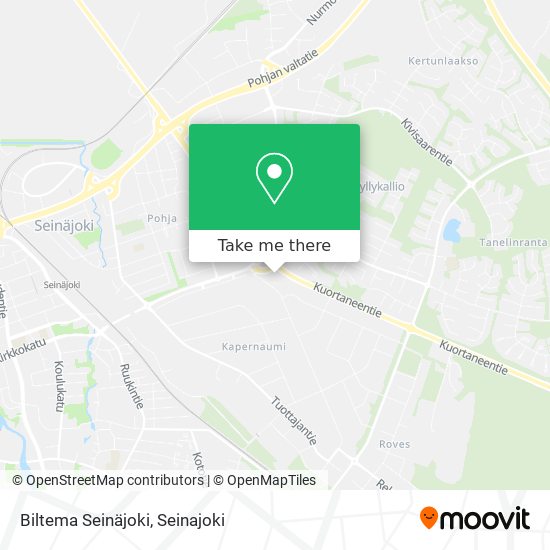 Biltema Seinäjoki map