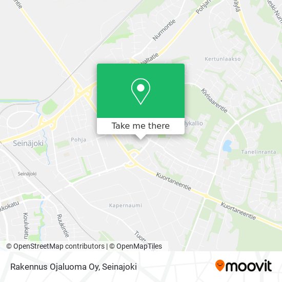 Rakennus Ojaluoma Oy map