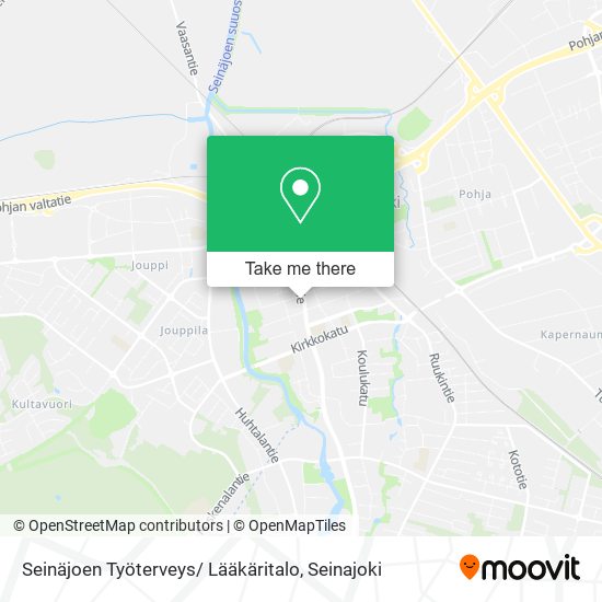 Seinäjoen Työterveys/ Lääkäritalo map