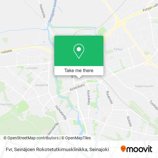 Fvr, Seinäjoen Rokotetutkimusklinikka map