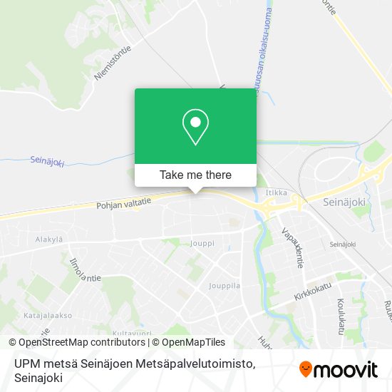 UPM metsä Seinäjoen Metsäpalvelutoimisto map