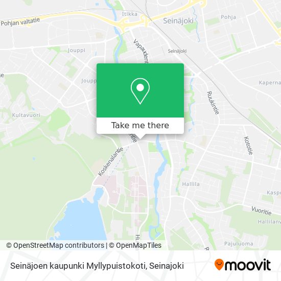 Seinäjoen kaupunki Myllypuistokoti map