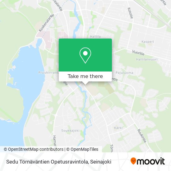 Sedu Törnäväntien Opetusravintola map