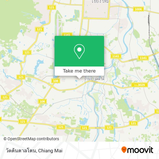 วัดต้นตาลโตน map