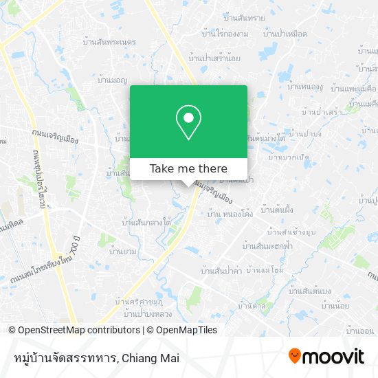 หมู่บ้านจัดสรรทหาร map