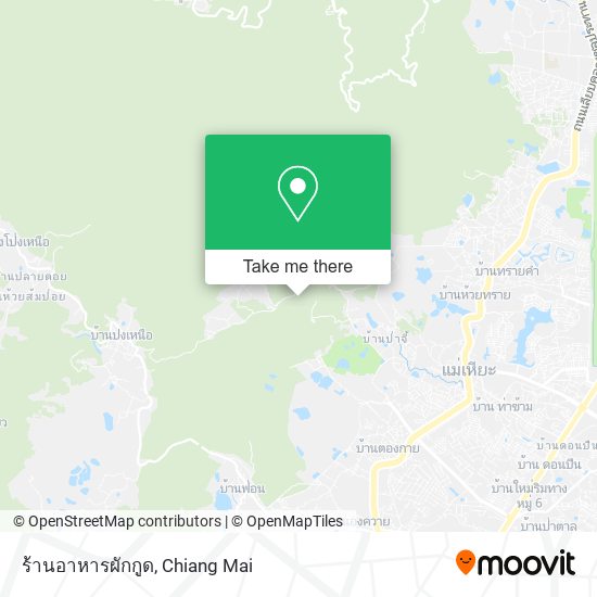 ร้านอาหารผักกูด map
