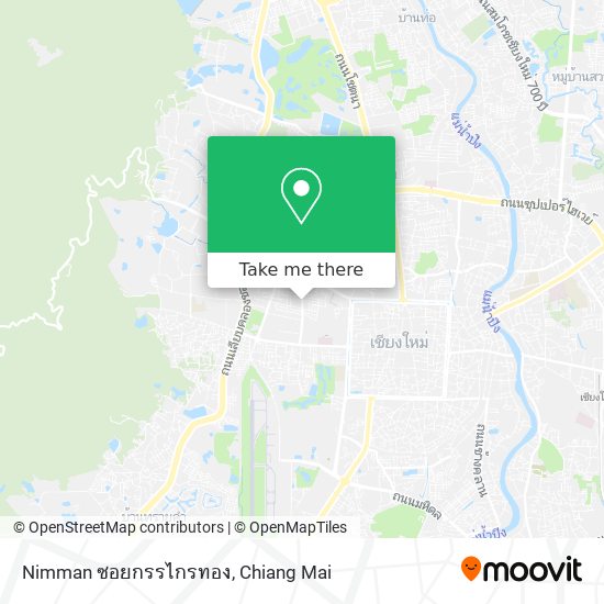 Nimman ซอยกรรไกรทอง map