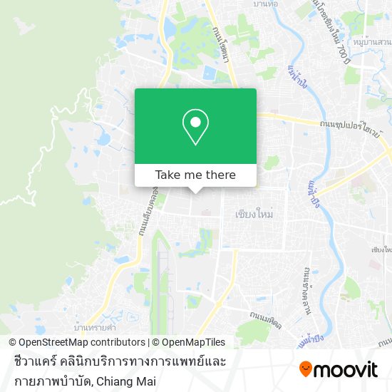 ชีวาแคร์ คลินิกบริการทางการแพทย์และกายภาพบำบัด map