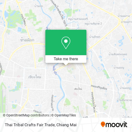 Thai Tribal Crafts Fair Trade map