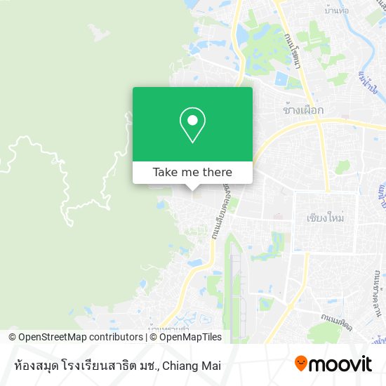 ห้องสมุด โรงเรียนสาธิต มช. map