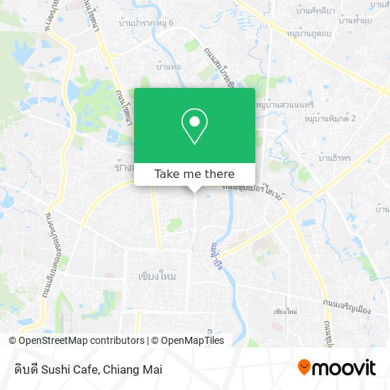 ดิบดี Sushi Cafe map