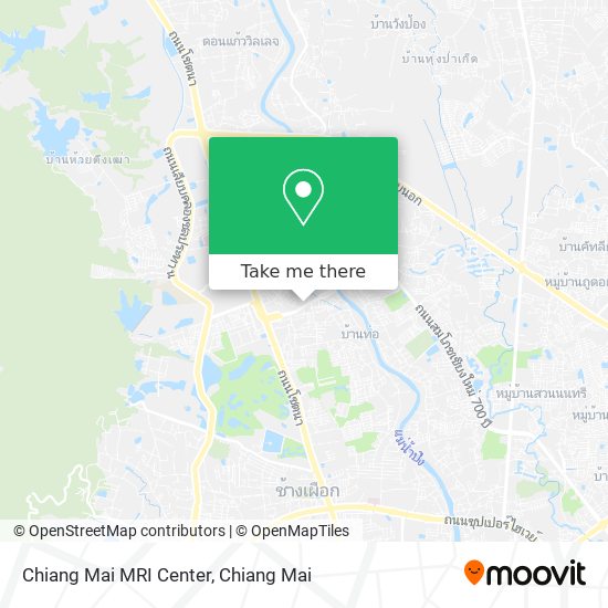 Chiang Mai MRI Center map