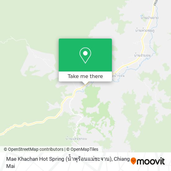Mae Khachan Hot Spring (น้ำพุร้อนแม่ขะจาน) map