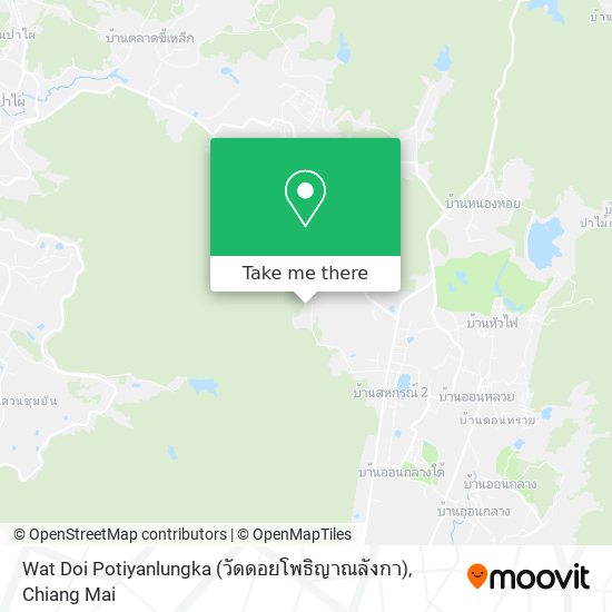 Wat Doi Potiyanlungka (วัดดอยโพธิญาณลังกา) map